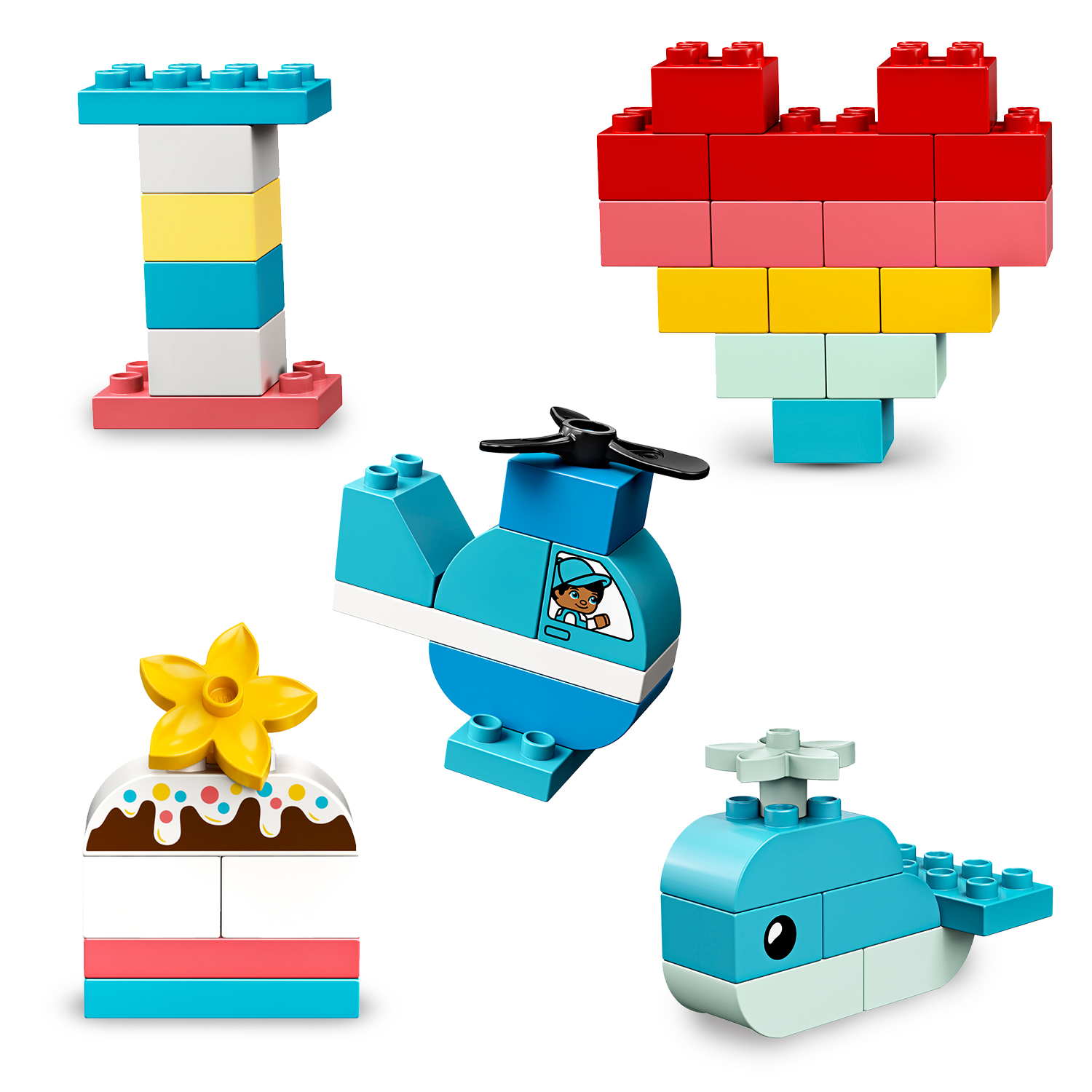 LEGO DUPLO Bauspaß Bausatz, Mehrfarbig erster Mein 10909