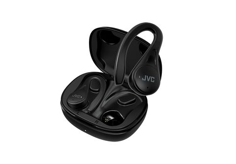 Auriculares deportivos  JVC HA-EC25TAU, Bluetooth, Autonomía 30 h,  Micrófono, Asistente voz, Azul