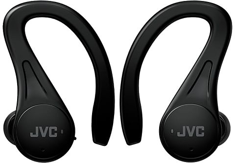 REACONDICIONADO B: Auriculares deportivos - JVC HA-EC25TBU, Bluetooth, Autonomía 30 h, Micrófono, Asistente voz, Negro