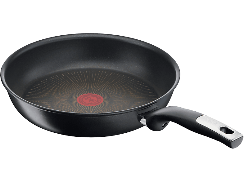 Sartén  Tefal G25519 Wok Jordi Cruz, Multiuso, Diámetro 28 cm,  Revestimiento Titanium Antirrayaduras, Tecnol. Thermo-Fusion, Capacidad 3.6  l, Negro