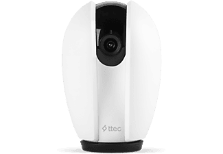 TTEC Wizi Pro Full HD 360 Derece Tak Çalıştır Wi-Fi Akıllı Kamera Beyaz_1