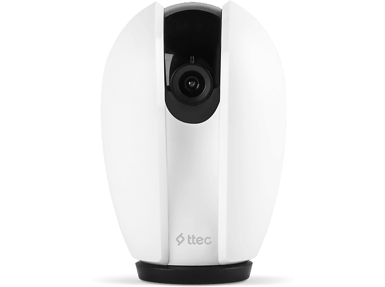 TTEC Wizi Pro Full HD 360 Derece Tak Çalıştır Wi-Fi Akıllı Kamera Beyaz_1