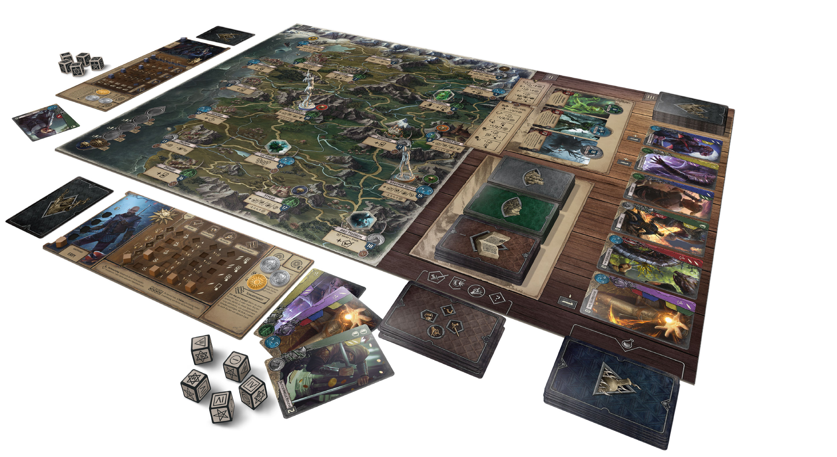 GO ON BOARD Witcher Die alte Welt Gesellschaftsspiel Mehrfarbig