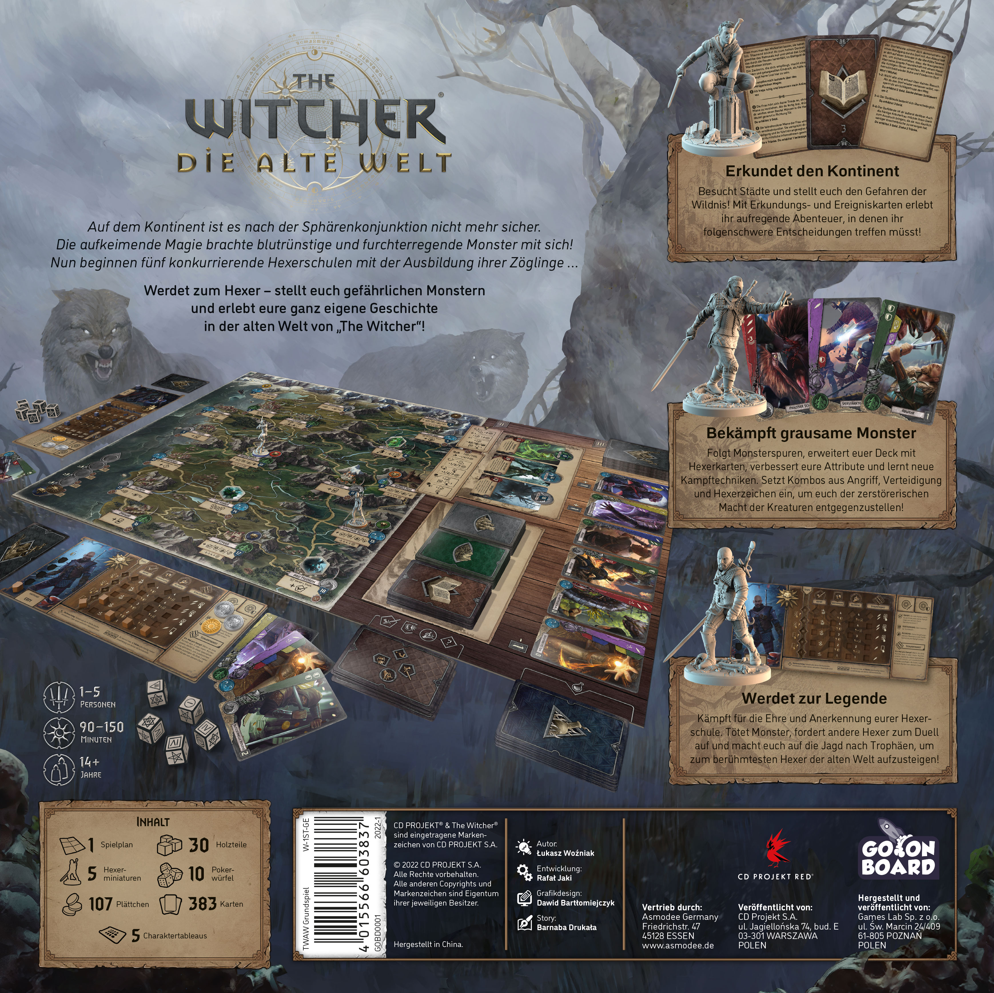 GO ON BOARD Witcher Die alte Welt Gesellschaftsspiel Mehrfarbig