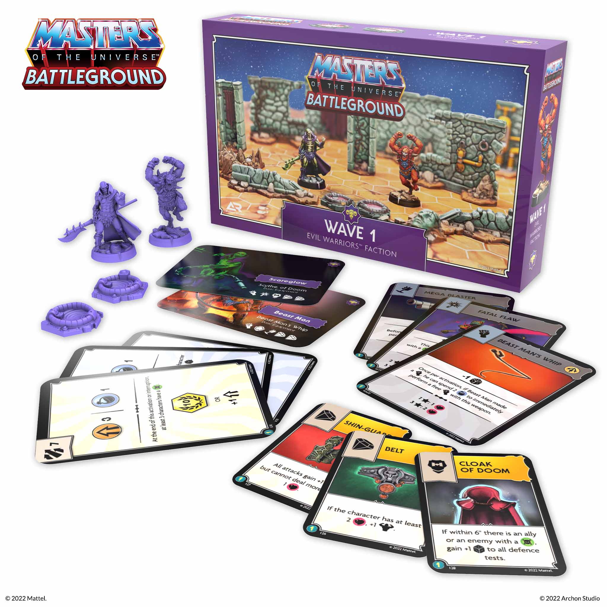 ARCHON STUDIO Masters of the Universe Battleground - Wave 1 Evil Warriors-Fraktion Gesellschaftsspiel Mehrfarbig