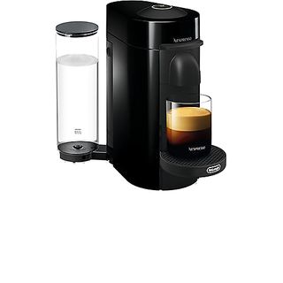 Cafetera de cápsulas - Nespresso® De'Longhi Vertuo Plus ENV150.B, 1260 W, 19 bar, 1.2 l, Apagado automático, Negro