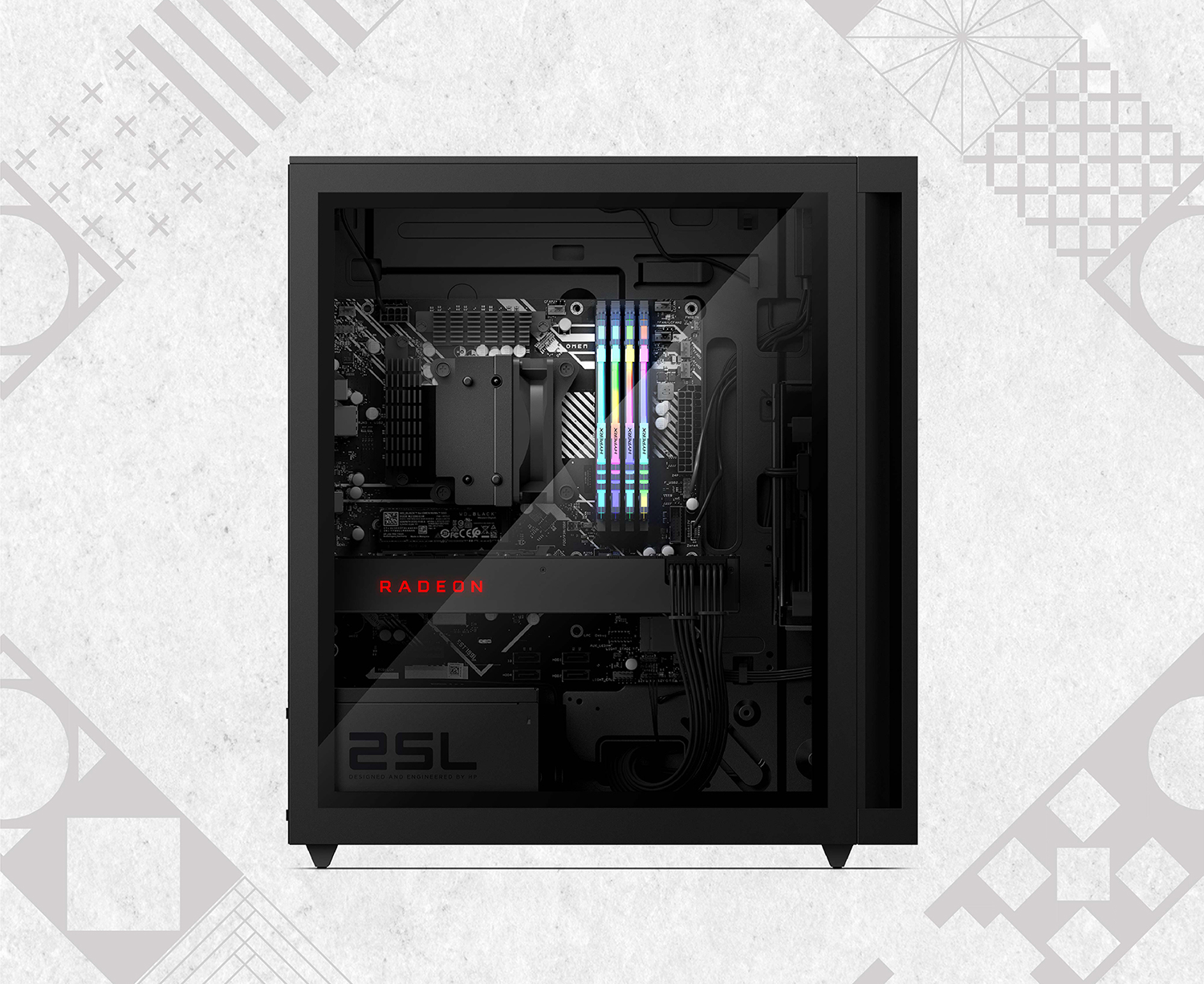 HP OMEN 25L GT14-0315ND - AMD Ryzen 7 - 1 TB - 16 GB - Radeon RX 6600 XT