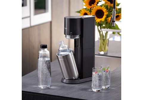 SODASTREAM DUO Start Wassersprudler mit 1 Flasche, CO² Zylinder inklusive:  Ja , Titan online kaufen | MediaMarkt