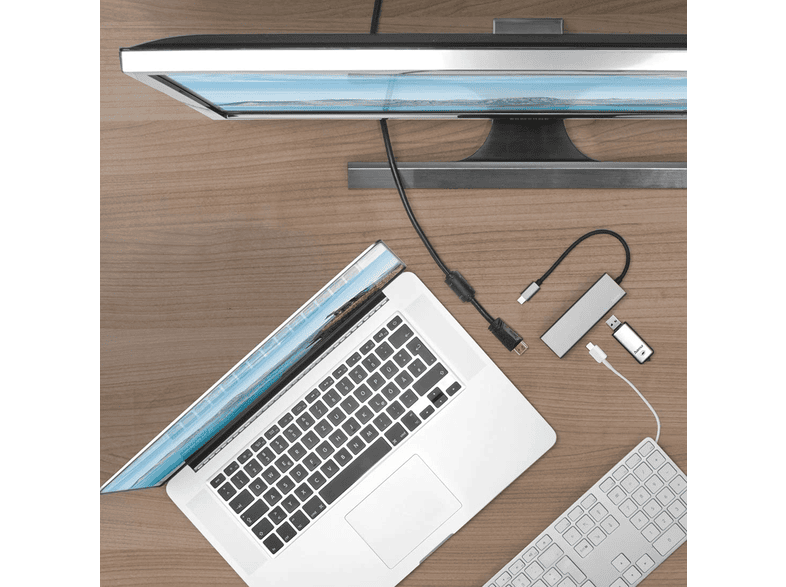 HAMA USB 3.1 Type C HUB 2x USB 1x Type C 1x HDMI 200107