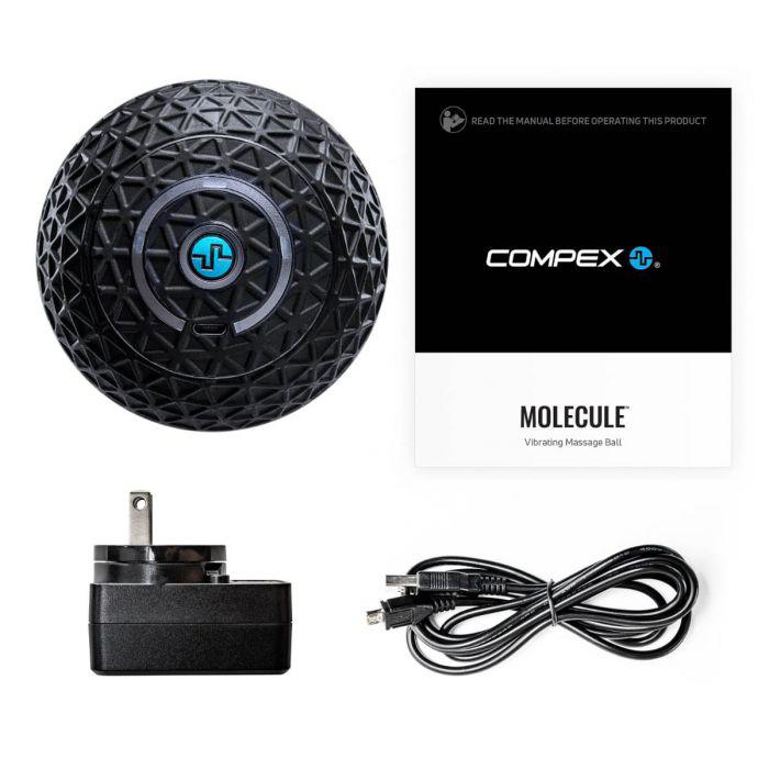 COMPEX Molecule vibrierender Massagegerät, Schwarz