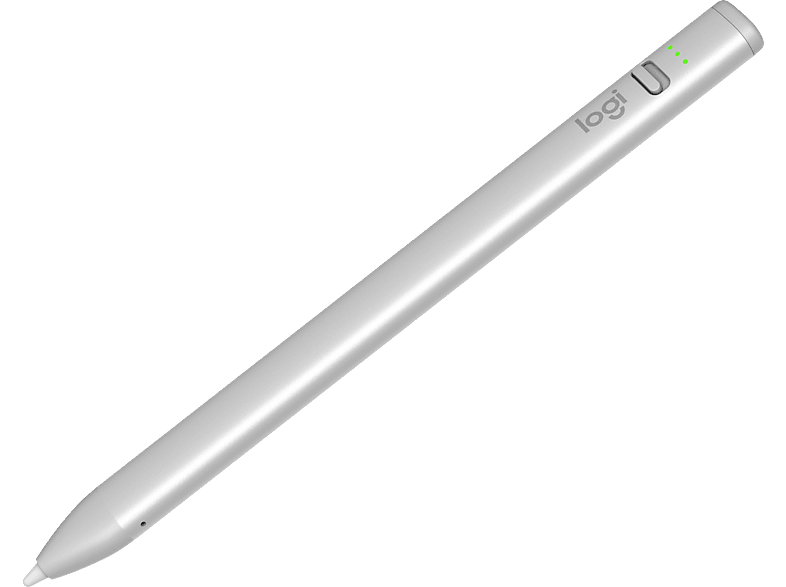 Stylus pen - Logitech Crayon, lápiz digital para iPad con tecnología Apple Pencil, precisión de píxel y punta inteligente dinámica carga rápida