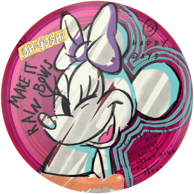 POPSOCKETS PopGrip - Poignée de smartphone All about Minnie (112639)