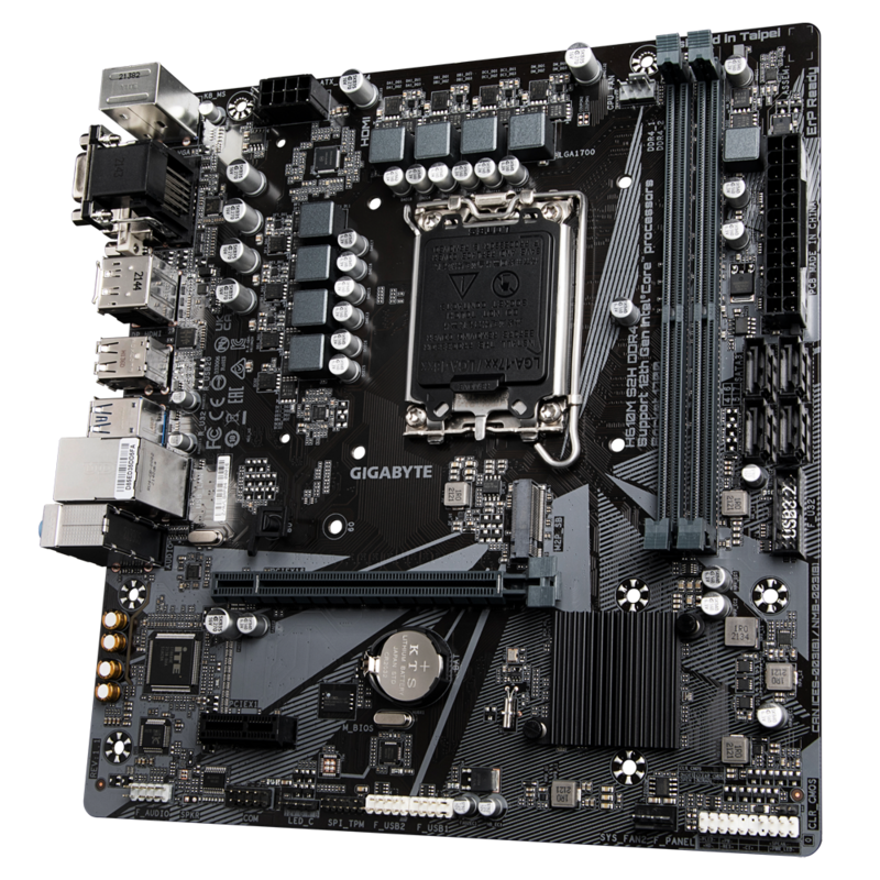 GIGABYTE H610M S2H Intel LGA1700 mATX Anakart