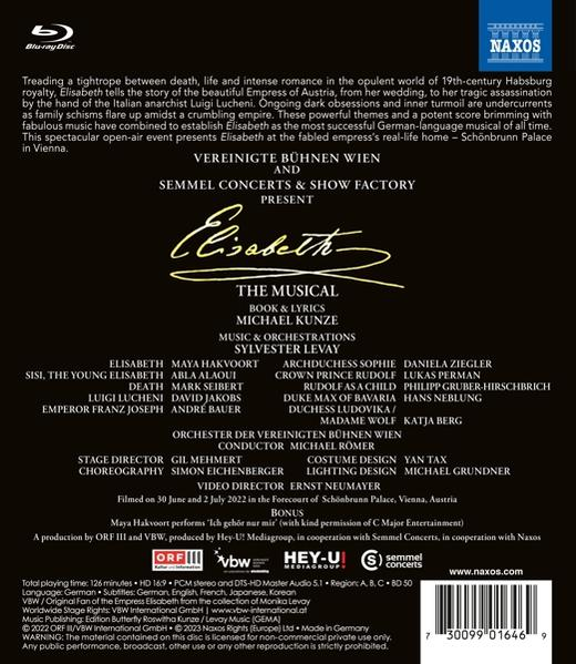 Alaoui/Römer/Orchester Vereinigten - Wien (Blu-ray) - Elisabeth Bühnen der