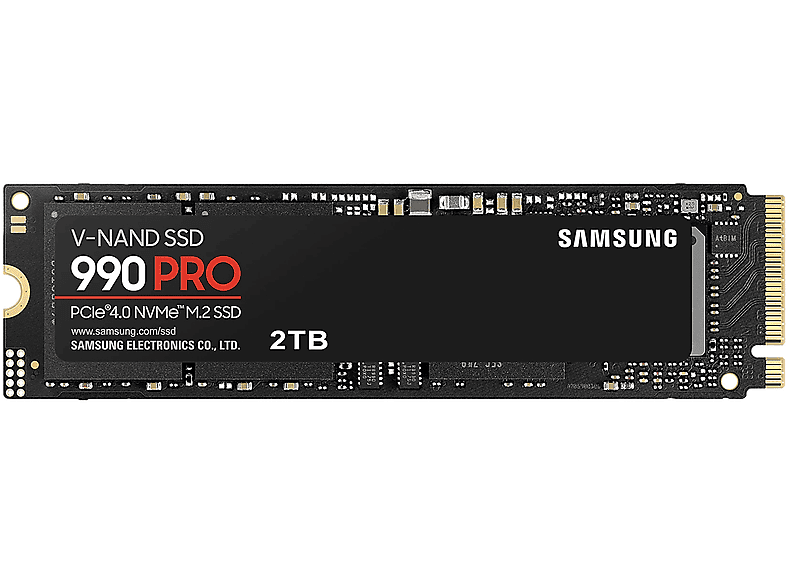 SSD INTERNO SAMSUNG 990PRO 2TB 2000 GB, 7,45 Mbyte/s
