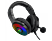 REDRAGON Pandora 2 gaming fejhallgató mikrofonnal, 3,5mm Jack +USB tápellátás, RGB, fekete (H350RGB-1)