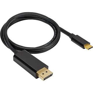 CORSAIR CU-9000005-WW - USB Type-C-zu-DisplayPort-Kabel (Schwarz)