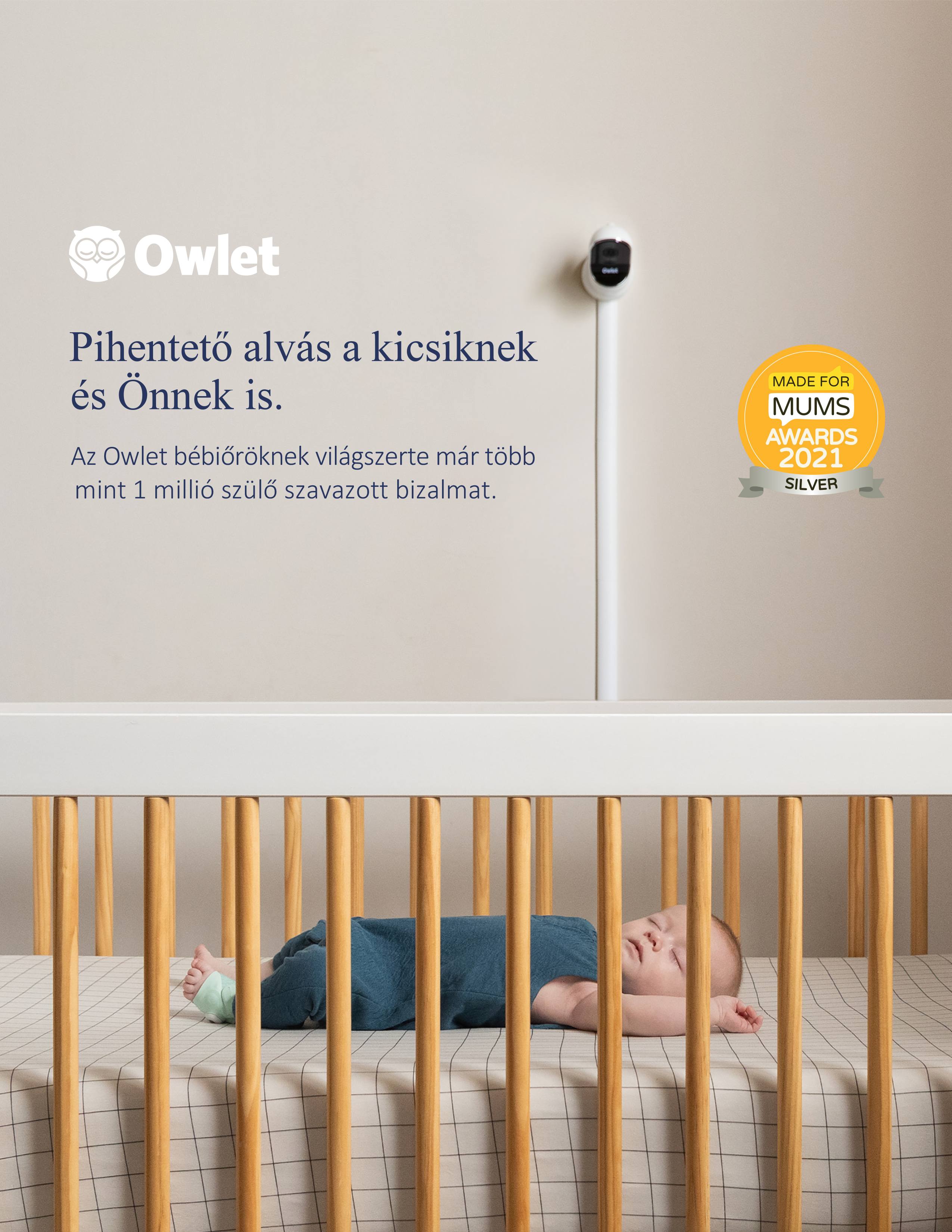 OWLET PSR6NNBBYH Okos Zokni 3 & Kamera csomag