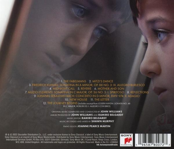 CD-Cover mit Titelliste. Enthält Songtitel und Credits, mit einem reflektierenden Bild.