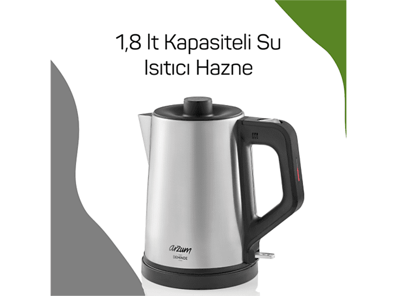 ARZUM AR3129 Deminde Çay Makinesi Inox_2