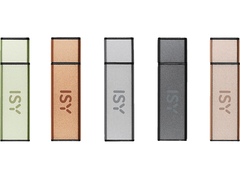 ISY IMU-2300 USB Stick, 32 GB, 12 MB/s, Mehrfarbig
