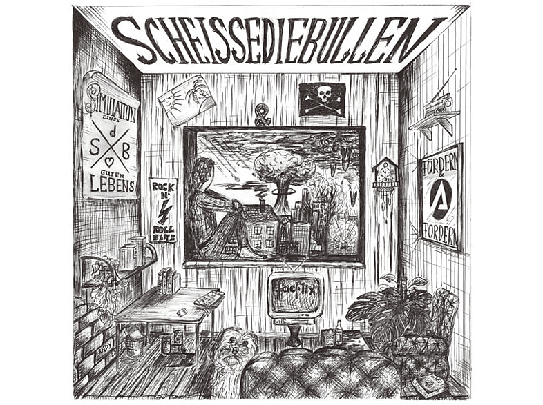 Scheissediebullen - SIMULATION EINES GUTEN LEBENS  - (CD)