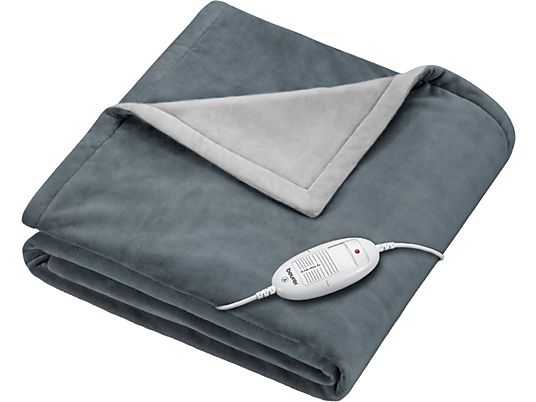 BEURER HD 75 Cosy - Coperta riscaldata (Grigio scuro)