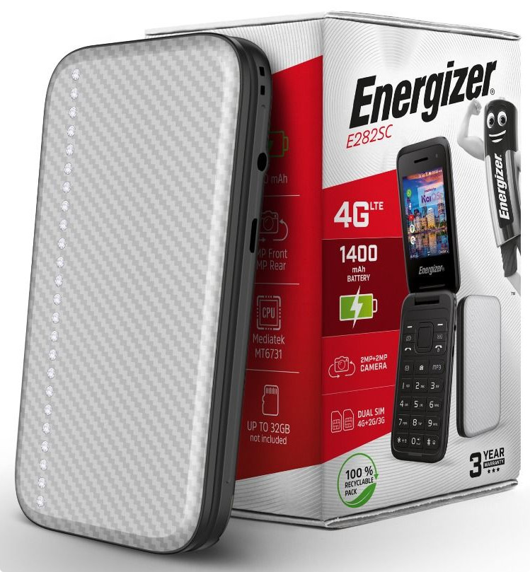 ENERGIZER GSM E282SCD 4G Silver (E282SCD)