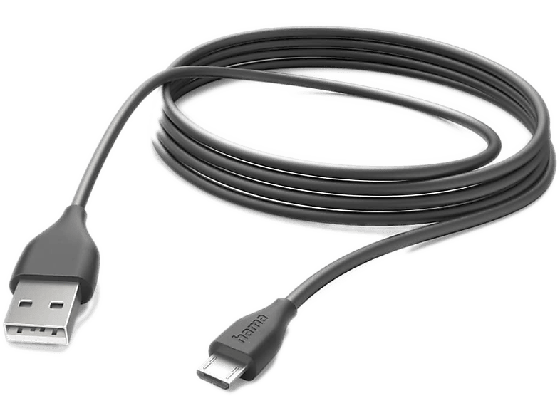 Hama Usb-a / Microusb-kabel 3 M Zwart (00201588)