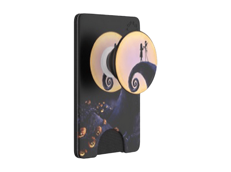 PopSockets PopWallet - Officiële Verwisselbare Portemonnee voor Smartphones en Tablets met een Geïntegreerde Verwisselbare PopTop - Black
