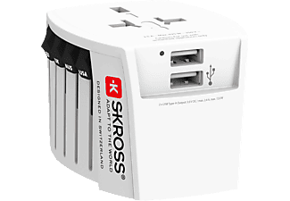 SKROSS WORLD MUV USB 2-POLE 2.4A WIT
