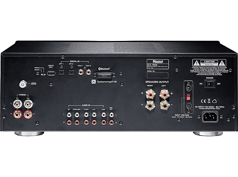 Magnat MA 900 Stereo High-End Hybrid-Vollverstärker, schwarz; HiFi Verstärker — Foto 2 von 2