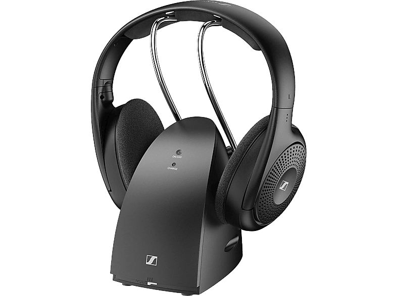 Auricular - Auricular TV Trevi FRS 1480 R - Auriculares estéreo para TV,  receptor RF inalámbrico inalámbrico TREVI, Circumaurales, Negro