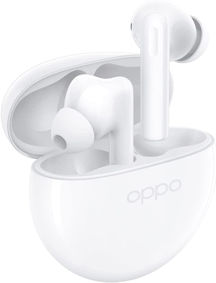 Auriculares True Wireless - Oppo Enco Buds 2, Intraurales, Bluetooth 5.2, Resistentes agua, Blanco