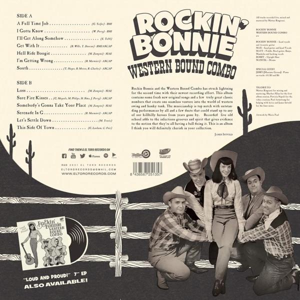 Rockin' Bonnie Western Bound Combo - Keepin' The Reins Slack  - (Vinyl)