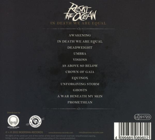 Resist The Ocean - In Death We Are Equal  - (CD)