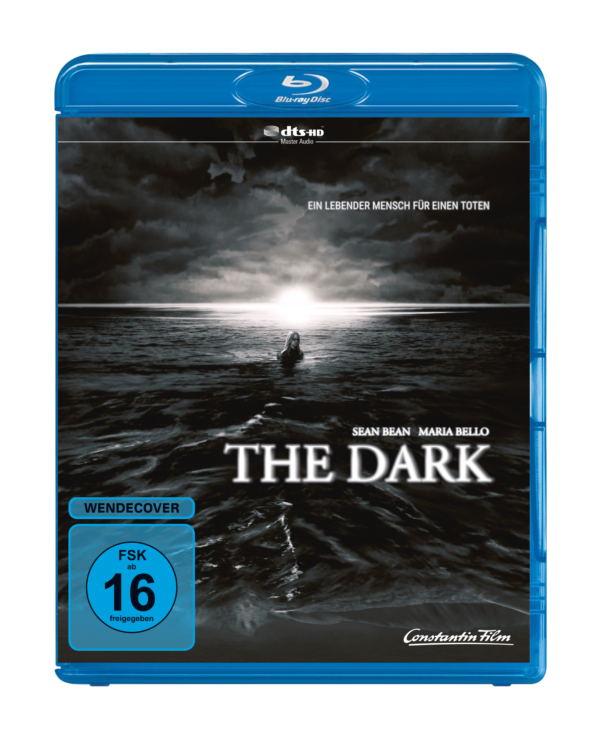 Blu-ray Disc Hülle. Das Cover zeigt eine Szene aus dem Film The Dark.