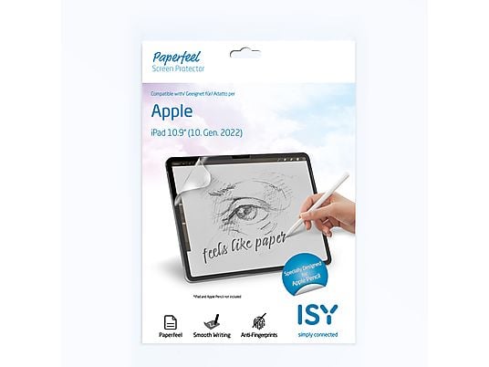 ISY IPG 6205 Displayschutz (für Apple iPad 10. Gen. 10.9")