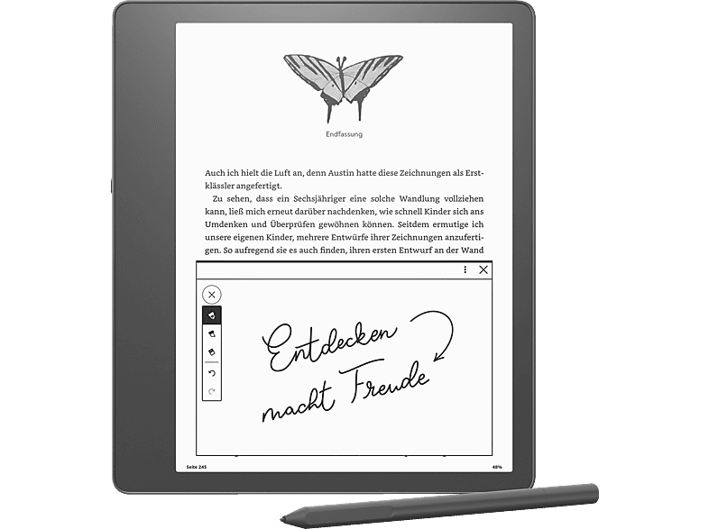 KINDLE Scribe Kindle Eingabestift Schwarz Scribe, Premium 10.2 incl