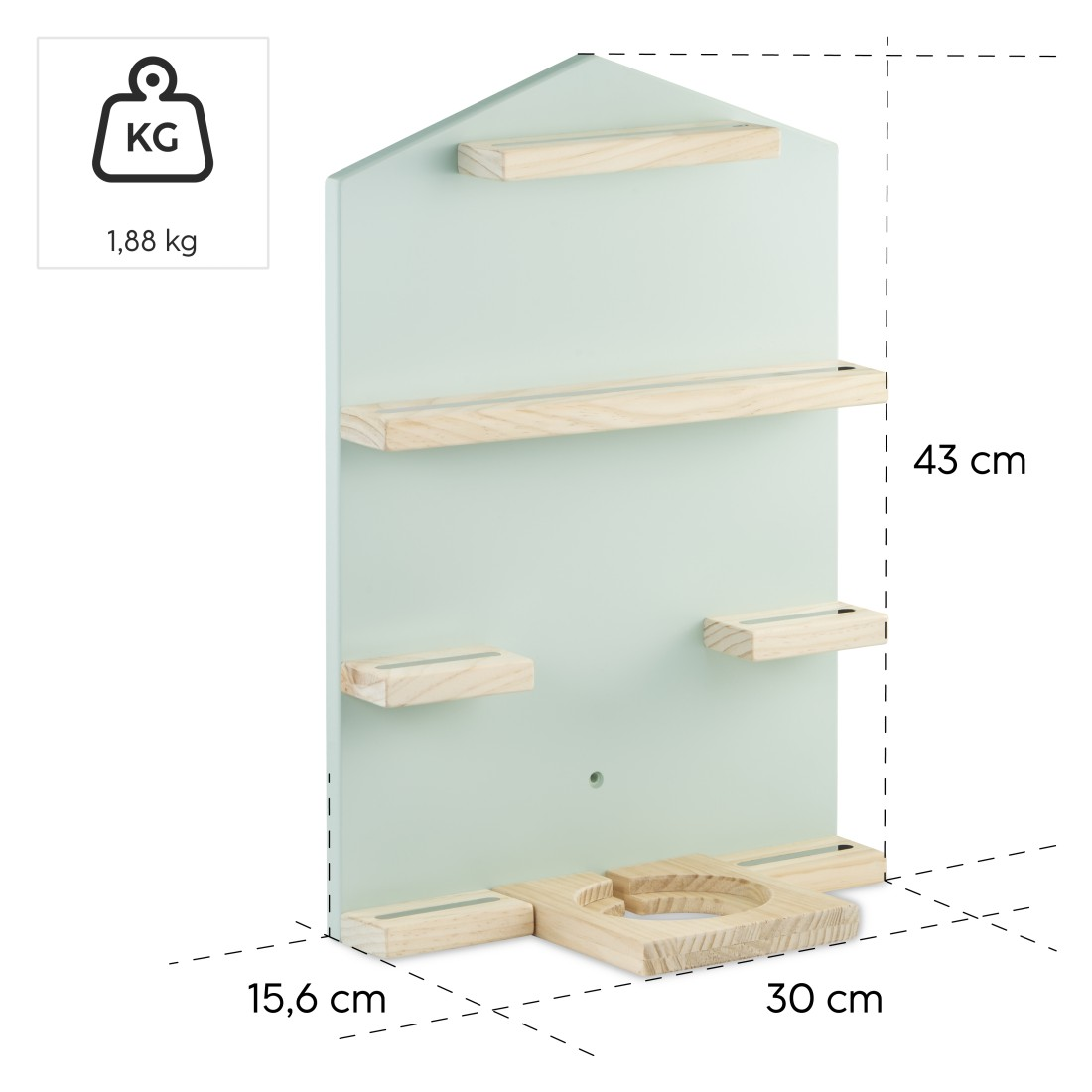 HAMA (TT) Haus für Toniebox® und Tonies® mint Regal