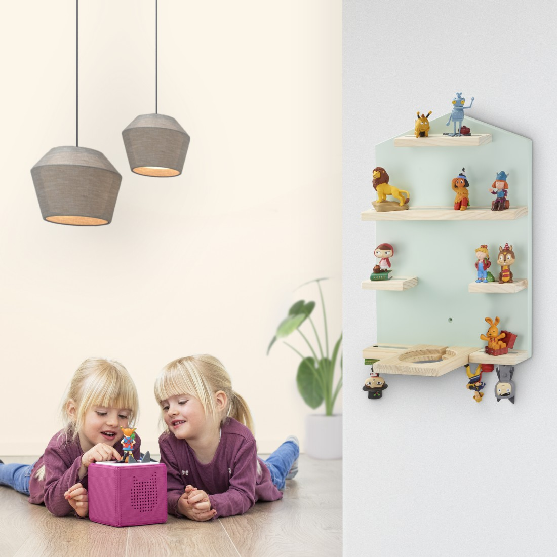 HAMA (TT) Haus für Toniebox® und Tonies® mint Regal