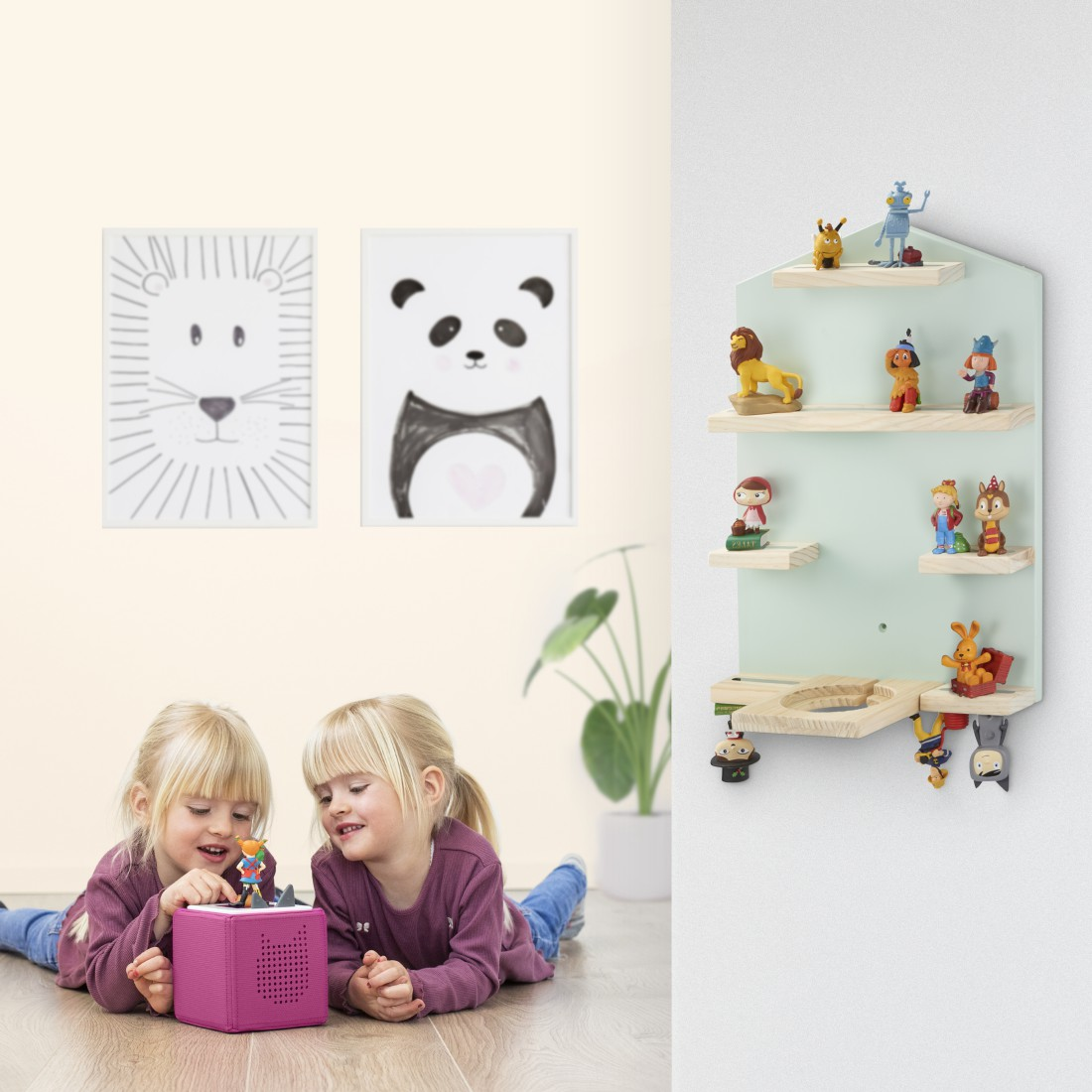 HAMA (TT) Haus für Toniebox® und Tonies® mint Regal