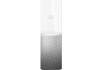 WESTERN UEGITAL My Cloud Home - NAS (HDD, 6 TB, Weiss/Silber)