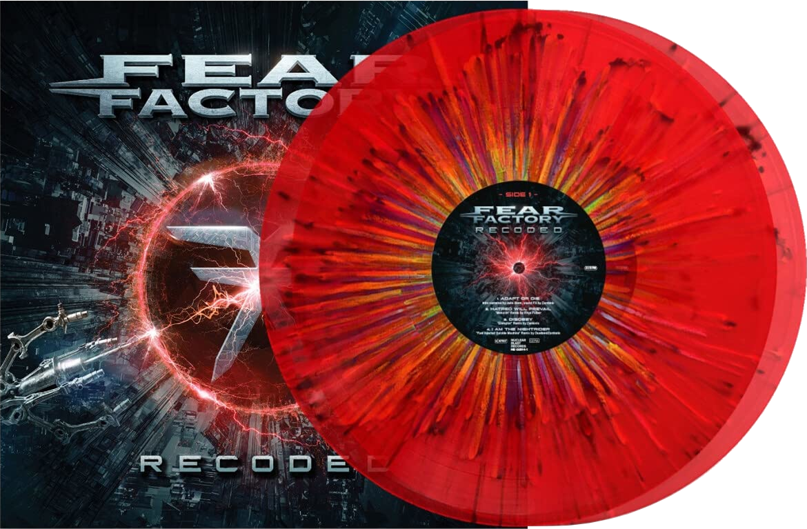 Fear Factory - Recoded (Transparent Red Rainbow Splatter Vinyl) (Vinyl LP (nagylemez))