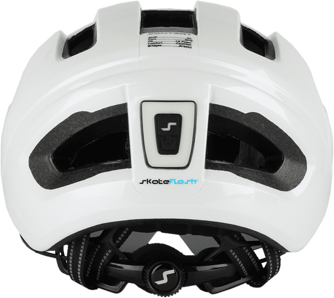 SKATEFLASH E-Step Helm Atomic Wit (SKAFLHELATOMIC)
