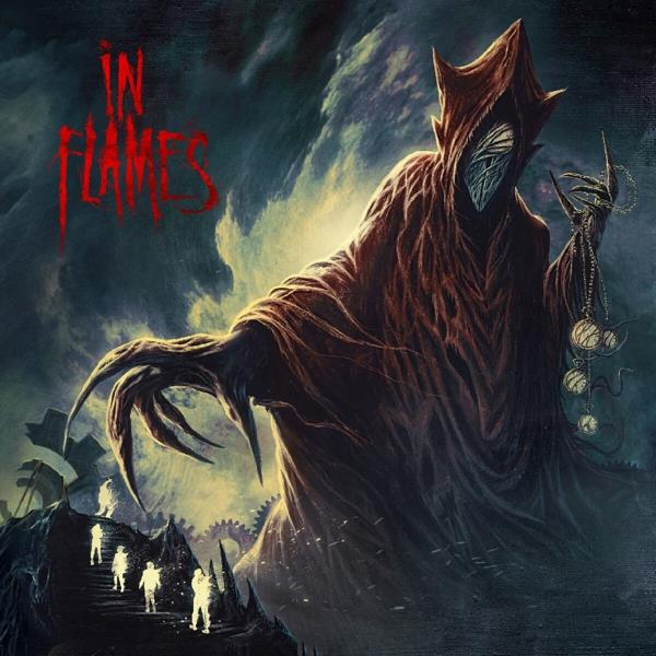 Az In Flames album borítója, amely egy csuklyás alakot ábrázol, csontváz-arcával, és egy lépcsőn felmenő csoportot.