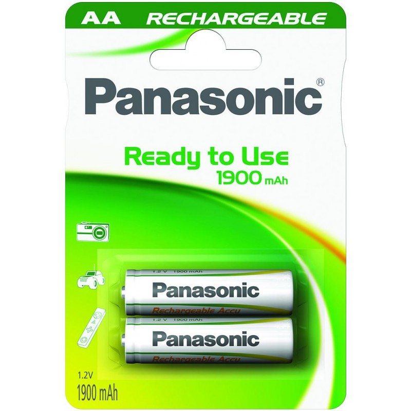 Pilas AA - Panasonic P 6 (1900 MAH) Evolta, recargables, 2 uds