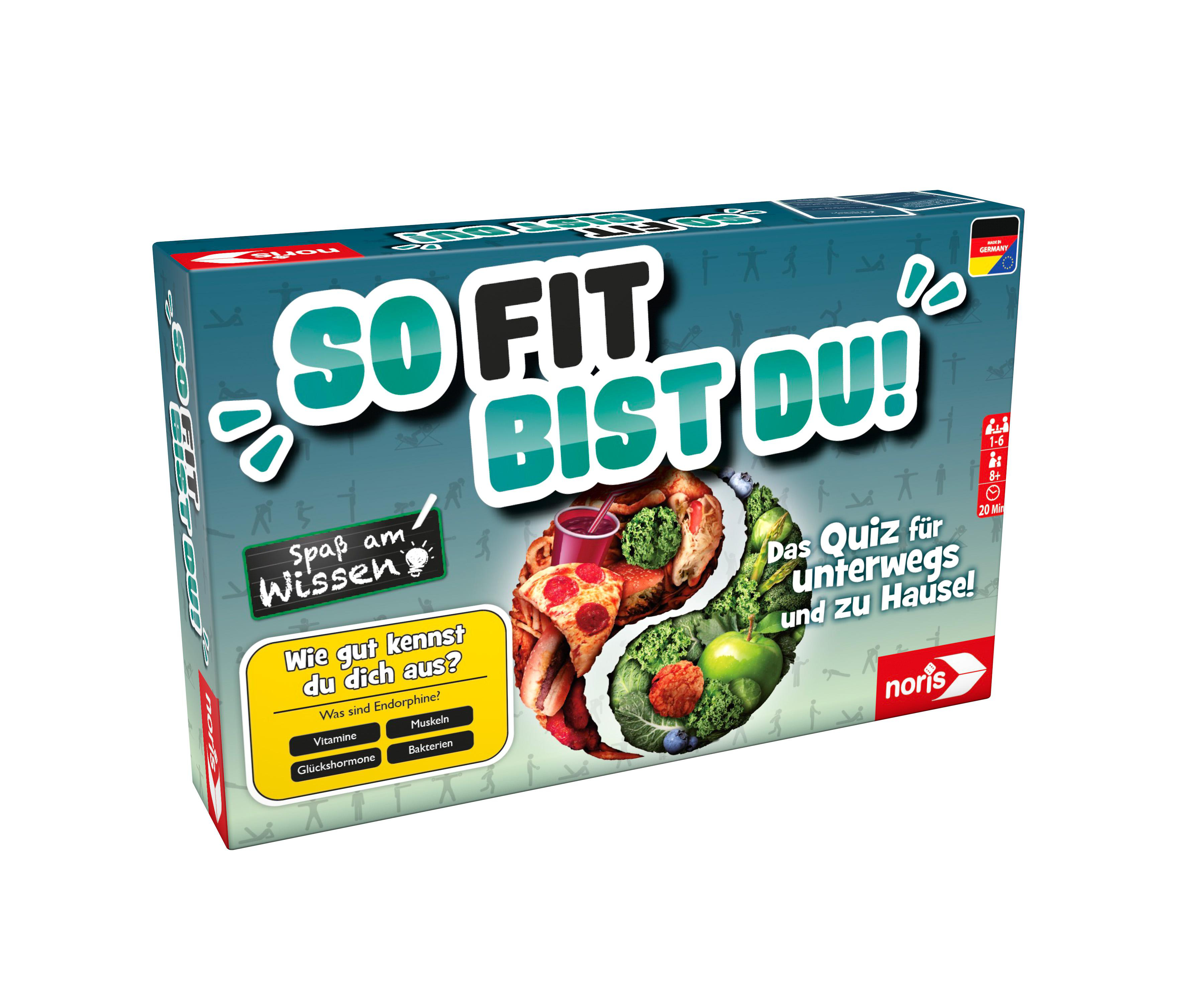 NORIS So fit bist du Quizspiel, Mehrfarbig