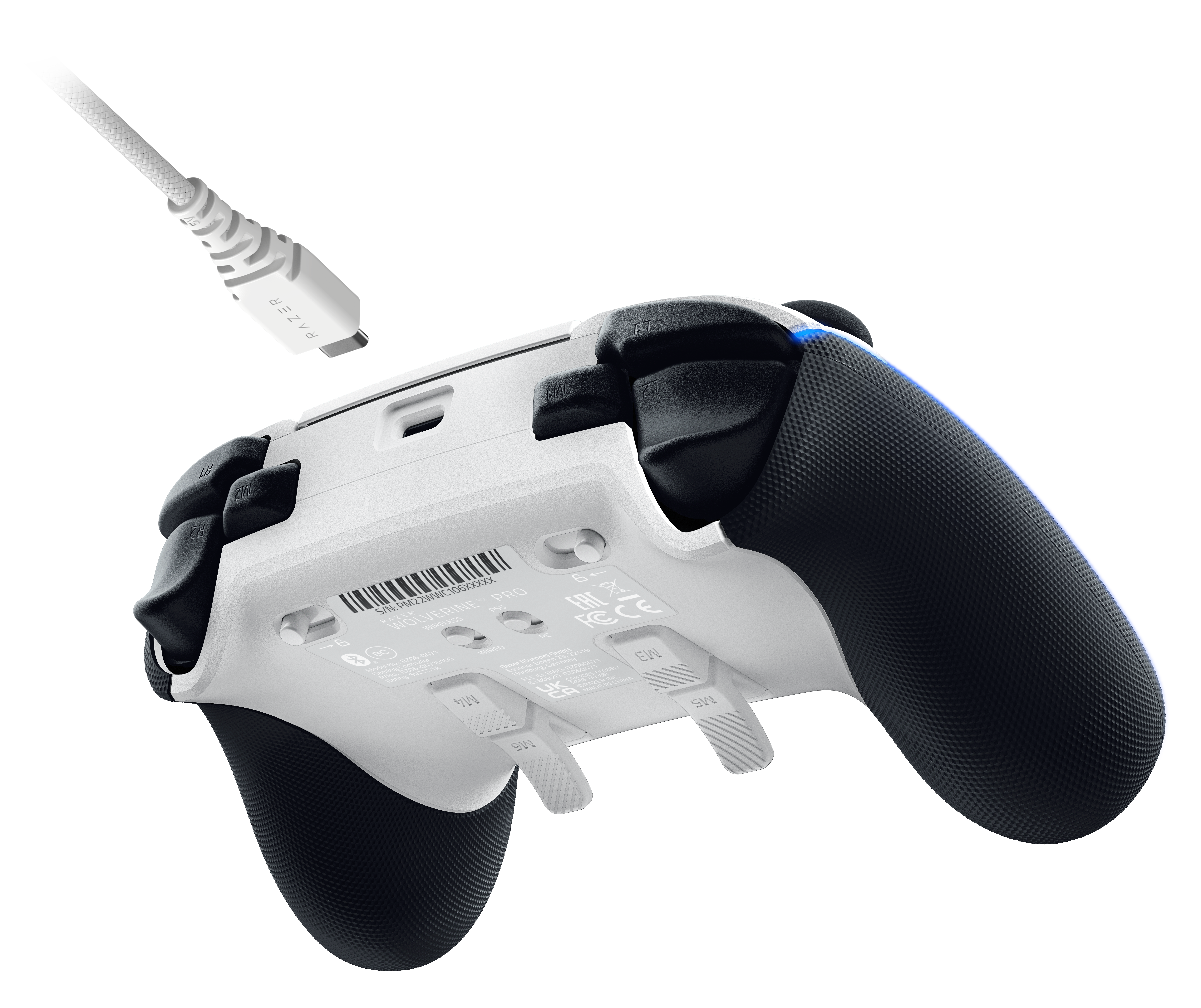 RAZER Wolverine V2 Pro Controller Weiß für PC, PlayStation 5 | SATURN