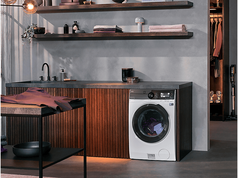 Thumbnail - AEG LWR9W80600 Serie 9000 mit SensiDry® Wärmepumpen-Technologie Wifi Waschtrockner (10 kg / 6 kg, 1551 U/Min.)